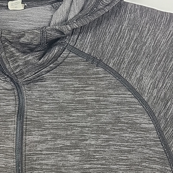 Lululemon Men's Hoodie Gray 1/4 Zip Lightweight 'Do It For The Bacon' Sz M - Picture 5 of 9